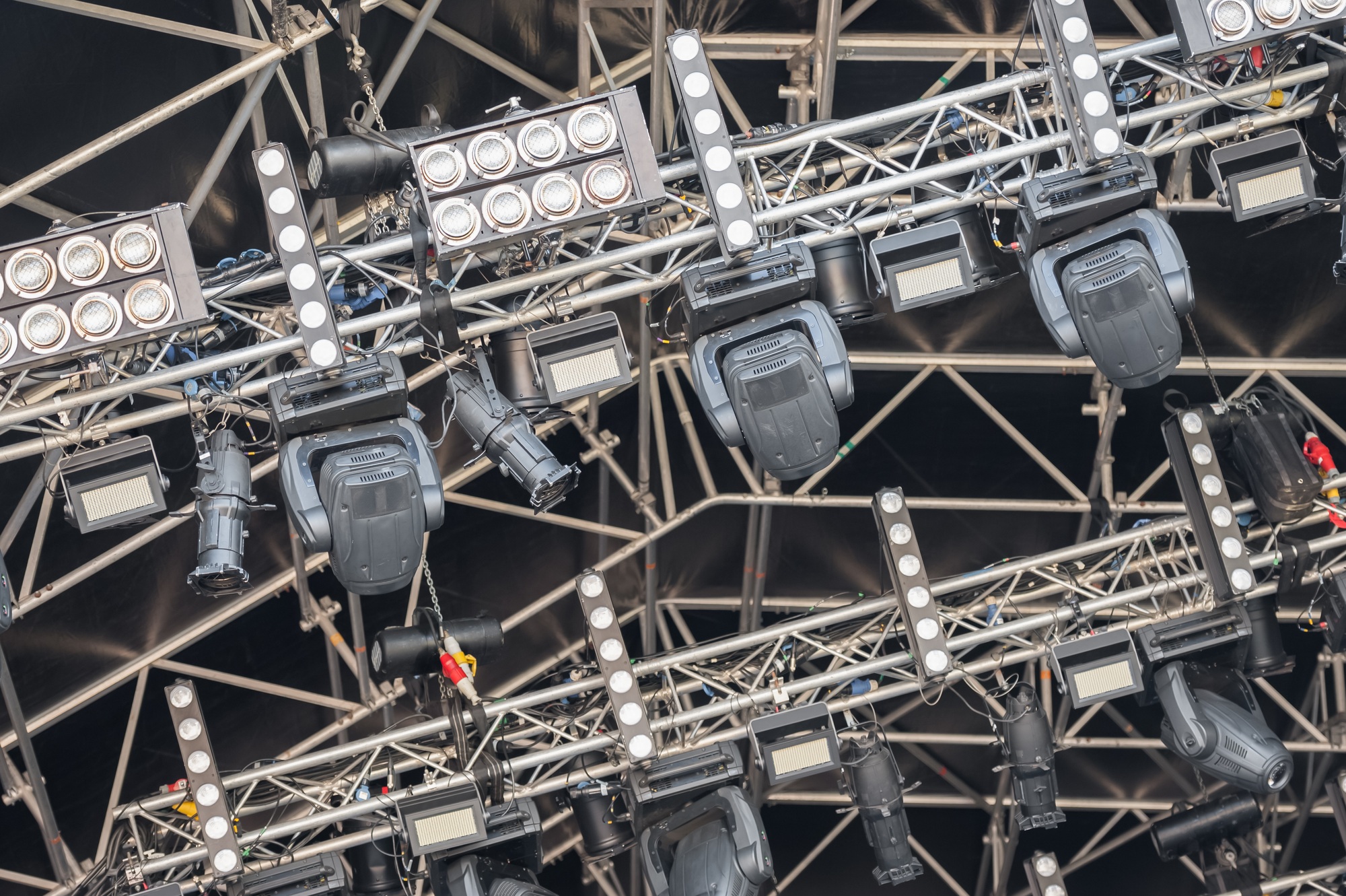 festival lighting rig